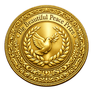 Big Beautiful Peace Prize Seal
